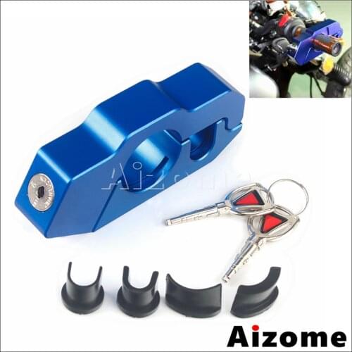 1PC Universal Motorcycles Sports Bikes Scooters ATV Grip Lock 38mm Motorcycle Handlebar Lock Motorcycle Accessories Safety Lock