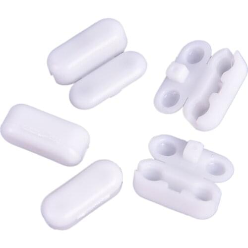 20pcs Roller Blinds Pull Cord Connector Curtain Chain Connector for Vertical Blinds Joiners Spare Tool Replacement Plastic