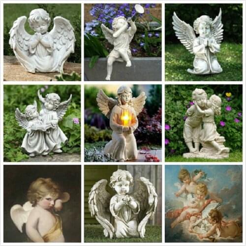 5D Diy diamond painting cross stitch kit full Diamond embroidery angel square rhinestone Mosaic Handmade pasted painting