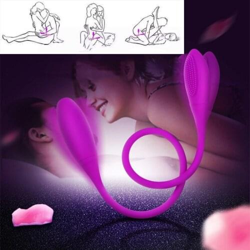 7 Speeds Double Head Vibrator Lesbian Masturbator Vaginal Stimulator Jump Egg Anal Vaginal Vibrator Adult Sex Toys For Couple