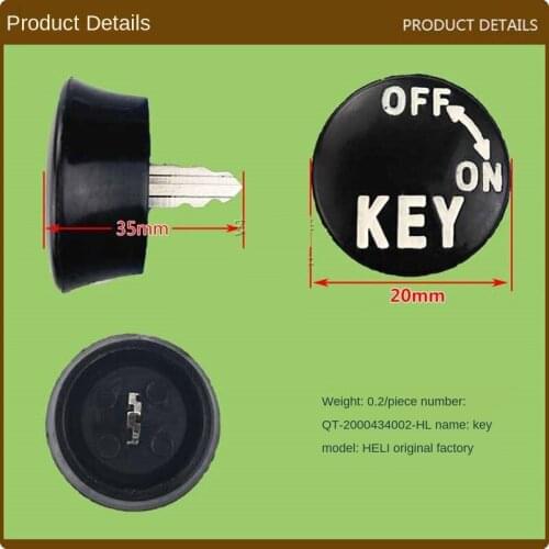 FOR FORklift accessories FORklift start switch preheat switch ignition switch key jack type high quality FORklift accessories