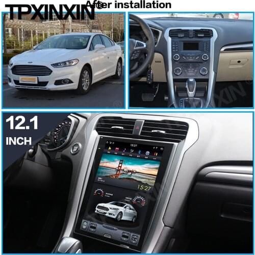 128G Tesla Screen DSP Carplay Android 9 Car Radio 2 Din Stereo Receiver For Ford Mondeo Fusion MK5 2013-2017 Audio GPS Head Unit