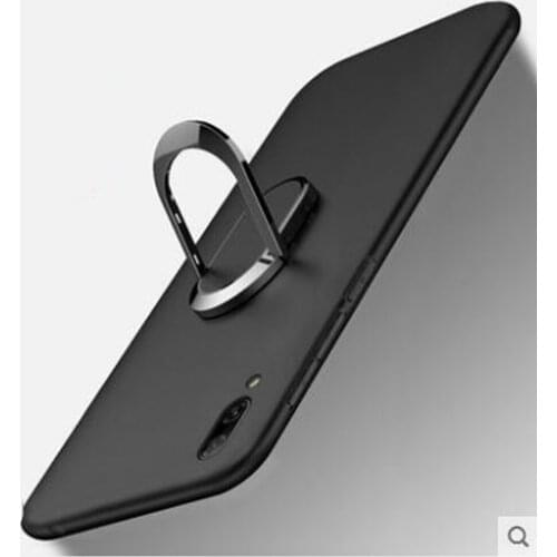 For Xiaomi Mi 9 Case Finger Ring Holder Soft Matte Silicone Back Cover For Xiaomi Mi 9 Phone Case Skin Housing