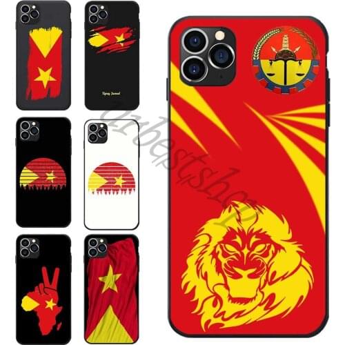 Latest Tigray Flag Coat Of Arms Finger Frint Text TPU Phone Cases For Samsung Galaxy A20 M10S A70 M20 M30 A40S A51 A71 A30S A50S