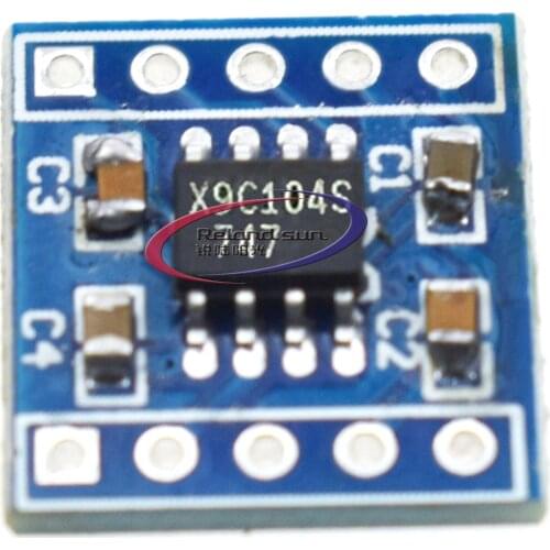X9C104 digital potentiometer module 100 digital potentiometer to adjust the bridge balance