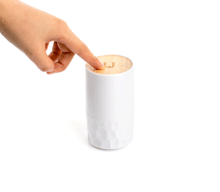 Toothpick dispenser living room press automatic simple cotton swab box cotton swab barrel storage box Toothpick box