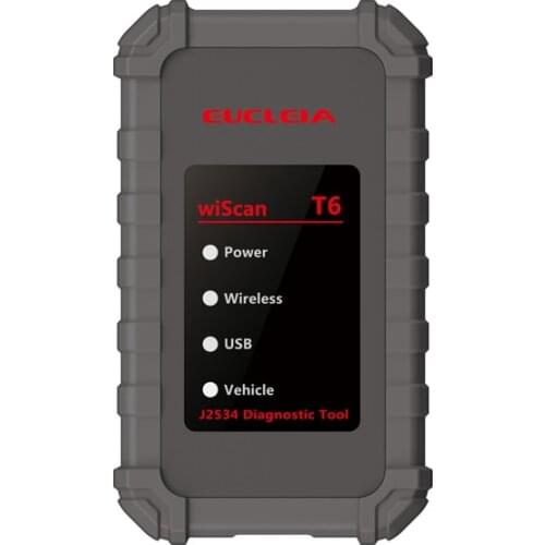 EUCLEIA wiScan T6 J2534 Diagnostic Tool Auto Diagnostic Scanner with software multi-brand diagnostic tools