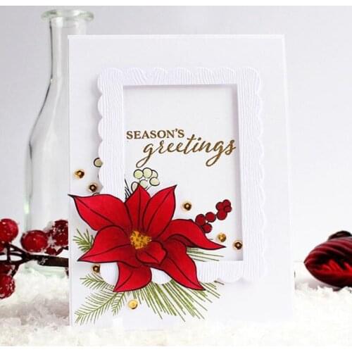 Rose Peony Flower Pine Nuts Leaf Transparent Stamp Clear Stamps for DIY Scrapbooking Paper Cards Decorative Crafts New 2018