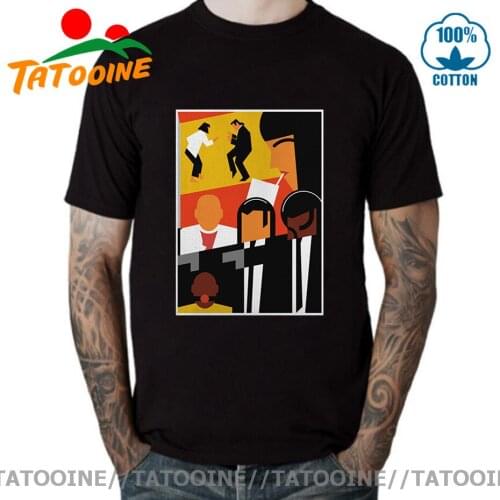 Tatooine Abstract Hip-hop Pulp Fiction T shirt Streetwear Pulp Dance T-shirts Quentin Tarantino Mia Wallace Jules Vincent tshirt