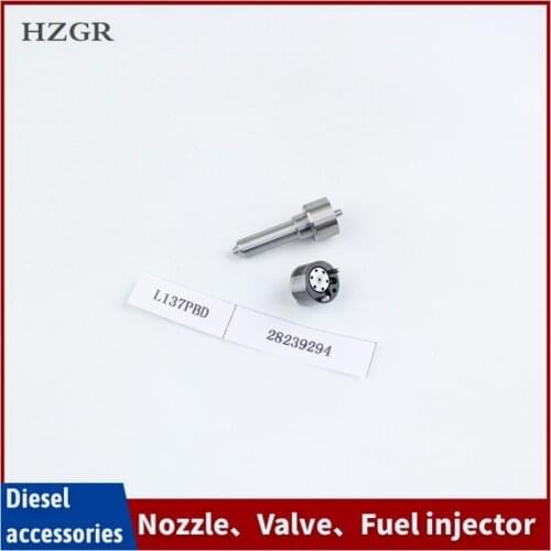 Injector Repair Kit 28239294 control Valve&L137PBD common rail Nozzle for injector EJBR02901D EJBR03701D EJBR02401Z