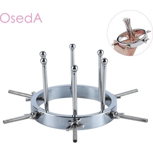 Metal Anal Expander Speculum Vaginal Spreader Pussy Dilator Enorme Clamp Adjustable Anal Plug Adult Game BDSM Sex Toys For Women