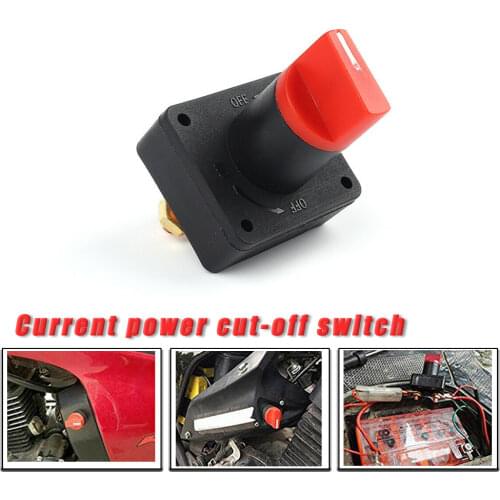 Mini Portable Waterproof Auto Car Truck Boat Camper 12V 100A Battery Isolator Disconnect Cut Off Switch Battery Cut Off Power