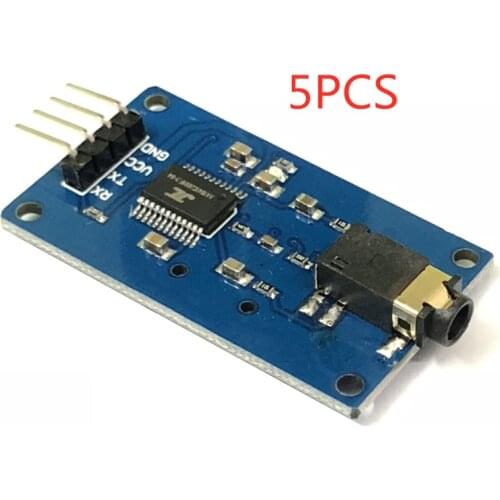 5PCS 100% New MP3 Player module player module voice serial port control music module TF card slot