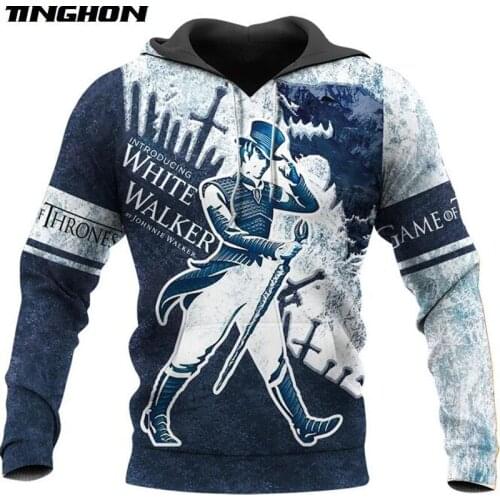 NEW JOHNNIE WALKER hoodies Sweatshirt 3D Print Crewneck Pullover men women hoodies Fashion Casual tops XS-7XL