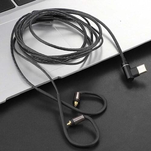 Headphone Upgraded MMCX to USB Type-C Audio Cable for Shure SE215 SE315 SE535 SE846 UE900 Replacement Cable Cords for Westone