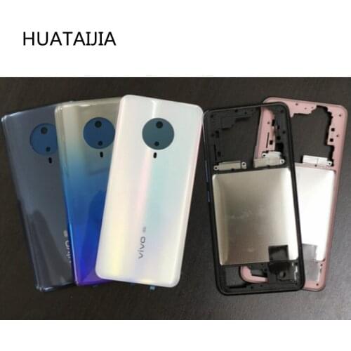 Original vivo S6 5G battery case For vivo S6 battery cover housing door rear V1962A middle frame V1962BA screen frame