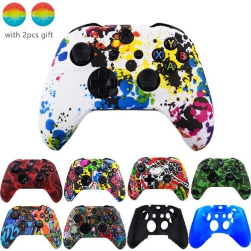 Silicone Cover For XBOX ONE Controller Gameing Accesorios with Joystick Thumb Stick Cap Replacement Anti-slip Protection Case