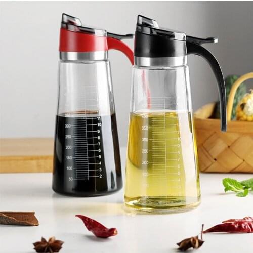 Glass Oil Bottle Storage Bottles Cooking Seasoning Sauce Bottle for Oil and Vinegar Creative Oil Dispenser For Kitchen Accessory