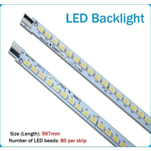 V460H1-LS2-TLEM6 V460H1-LS2-TREM6 V460H1-LS2-TLEM5 Article lamp 1piece=80LED 597MM
