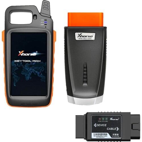 Xhorse VVDI Key Tool Max + MINI OBD Tool + Toyota 8A All Keys Lost Adapter Get Free Renew Cable