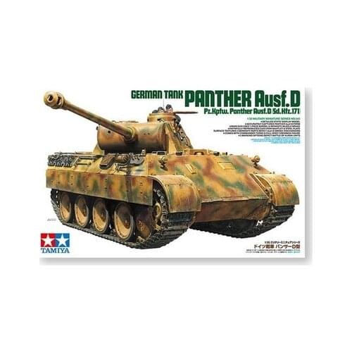 1/35 German Tank Panther Ausf.D Tank Assembly Model Plastic Tank Model Building Kits Tank Hobby DIY Tamiya 35345 TGPF