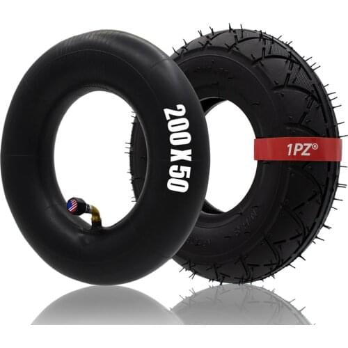 1PZ Premium (8" X 2") 200X50 Tire for Electric Gas Scooter & Scooter wheel 8 inch tyre (8 inch inner Tube Included) Wheelchair