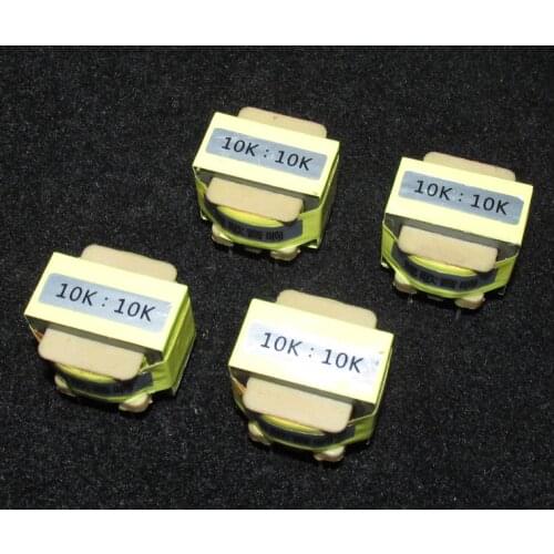 2pcs 10K:10K Z11 Silicon Steel Audio Isolation Transformer Balanced and Unbalanced Conversion Audio Isolator