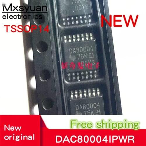 2pcs~10PCS/LOT DA80004 DAC80004IPW DAC80004IPWR TSSOP14 New original