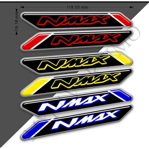 Windshield Handguard For Yamaha NMAX N MAX 125 155 160 250 400 Motorcycle 3D Stickers Decals Tank Emblem Logo