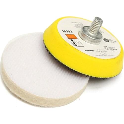 7pcs Glass Scratch Remover 70g Cerium Oxide Polishing Kit 2 Inch Wheel+Wool Felt Polishing Buffing Wheel Grinding Pad