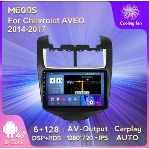 2DIN Android 11 Car Radio For Chevy Chevrolet AVEO 2014-2017 GPS Multimedia Player Head Unit Carplay 4G LTE NO DVD RDS DSP