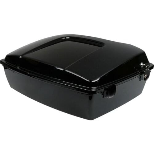 Motorcycle ABS Tour Pack Trunk with Latch Key for Harley Touring Glide FL Electra Glide Road Glide Road King 97-13