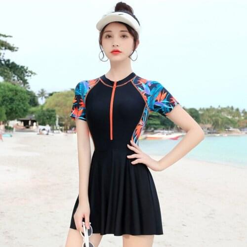 Narennafor Swimsuit one-piece female 2020 new belly cover professional ladies swimwear