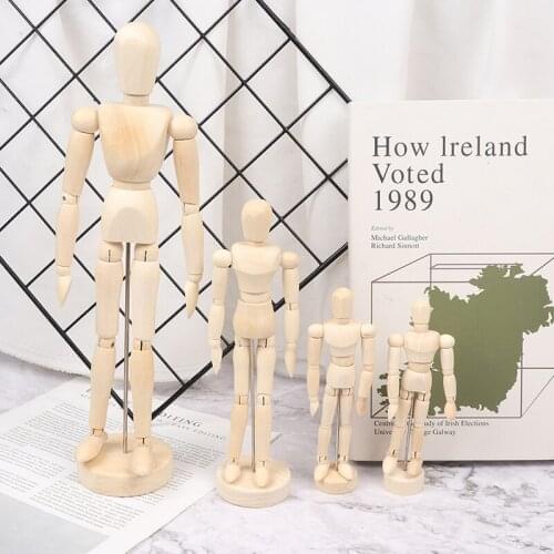 Wooden Joint Model Sketch Model Bauble Human Artist Wooden Manikin Drawing Mannequin Model