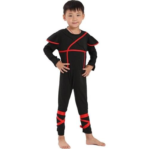 Ninja Costume Kids Outfit Superhero Cosplay Boys Power Ninja Suit Childrens Halloween Costumes