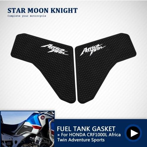 For Honda Africa Twin CRF1000L ADV Sports Motorcycle Tank Pad Protector Sticker Decal Gas Knee Grip Tank Traction CRF 1000 L