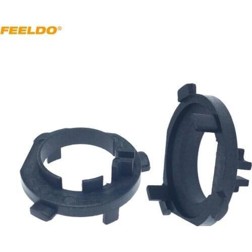 FEELDO 10Pcs H1 LED Headlight Holder Adapters For KIA K7 Cadenza Hyundai H1 Wagon Lamp Base Bulb Holder #FD6400