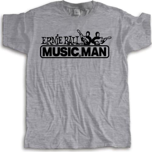 Hot sale men brand t shirt summer cotton tshirt T Shirt Stores Mens Ernie Ball Musicman Music World