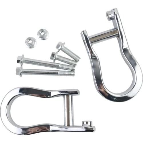AP02 Chrome Recovery Tow Hooks 22858896 for Chevy Silverado GMC Sierra 1500 Limited 23236698 84072462