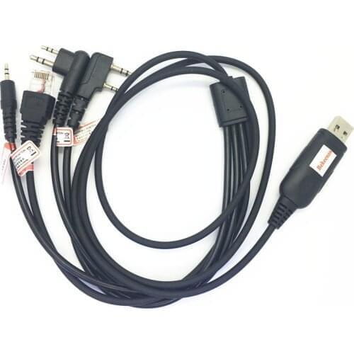 Bekeenon 4 in 1 muilt-function usb programming cable for Kenwood BaoFeng Quansheng Hytera Mag One A8 etc walkie talkie car radio
