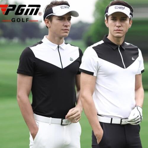 Men Sportswear Short sleeve Golf T-shirt Soft Quick-Drying Golf Polo Shirt Golf T-shirt Golf clothes Summer Sport Leisure Tops