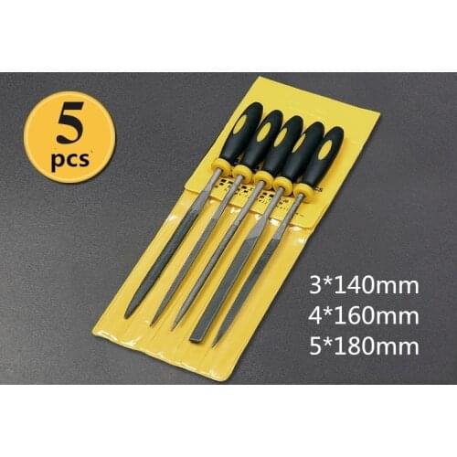 5pcs/Lot 3 Size Needle Files Set Files For Metal Glass Stone Jewelry Wood Carving Craft Free Shipping