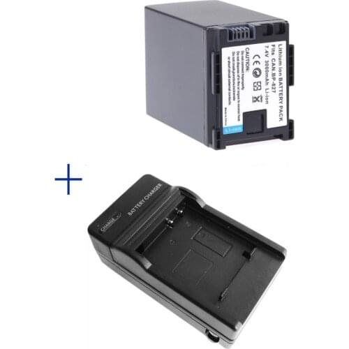 Wholesale 1pcs BP-827 BP827 3000mAh Battery + Charger for CANON HF20 HF21 HF S11 HF S10 HF11 , for canon accessories