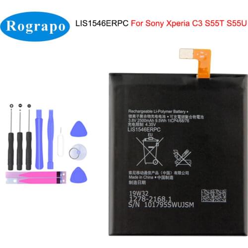 2300mAh LIS1618ERPC Replacement Battery For SONY Xperia XA F3111 E5 F3116 F3115 F3311 F3112 F3313 Cell Phone Batteries