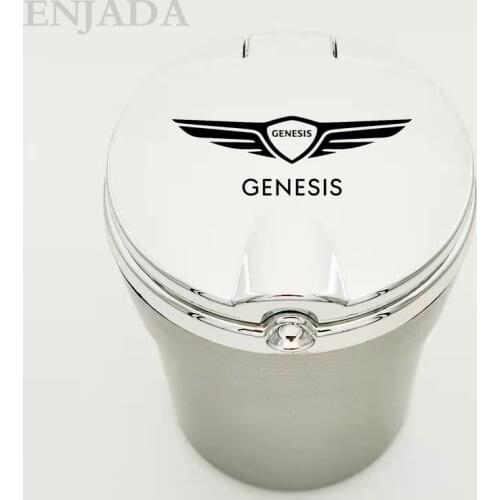2022 2021New Car ashtray for Hyundai Genesis G70 G80 GV80 personality creative with car logo car cigarette butts trash can