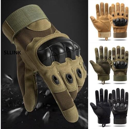 Men high quality Army Military Tactical Gloves Paintball Hunting Shooting Outdoor Riding Fitness Hiking Full Finger Gloves