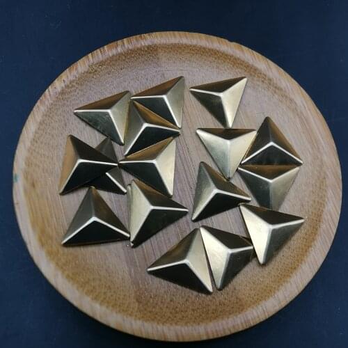 Pyramid Studs 10MM 15MM Rhinestone Clothes TR Punk Studs Garment Decorations Diy Set For Rhinestones Crafts Accessories