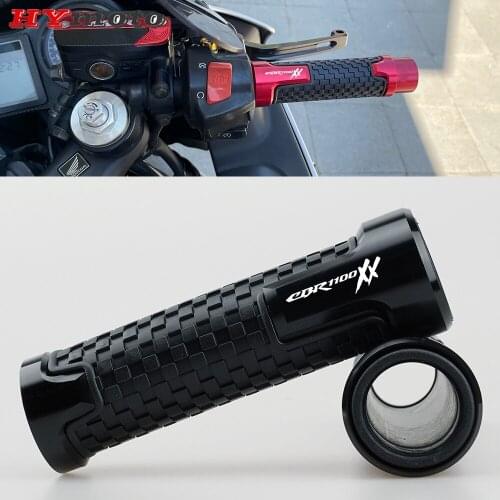 7/8" 22mm CNC Motorcycle handle grips racing handlebar grip For Honda CBR 1100XX CBR1100XX 1100 XX Blackbird 1997-2007 2006 2005