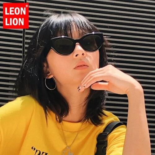 LEONLION Vintage Cat Eye Sunglasses Women 2021 Luxury Brand Shades Glasses Women Luxury Sunglasses Gafas De Sol Para Hombre