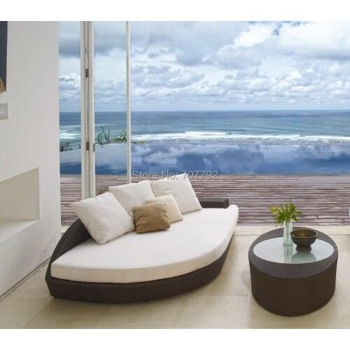 All Weather Outdoor Furniture Rattan Daybed